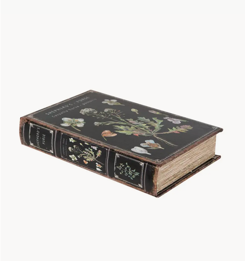 Scatola Libro Decorativa Botanica 17x26 cm