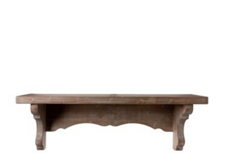 Mensola Country Artigianale in Legno Arte di Nacchi