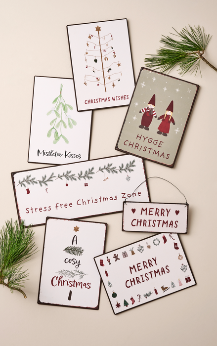 Merry Christmas plaque Ib laursen