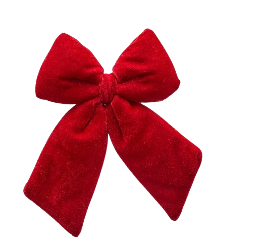 Fiocco in velluto Bordeaux H 20 cm Edg