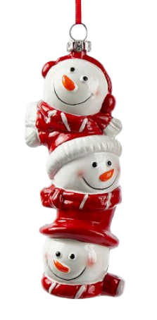 Hanging Decoration Santa or Snowman -Edg