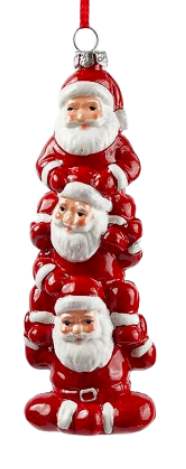 Hanging Decoration Santa or Snowman -Edg