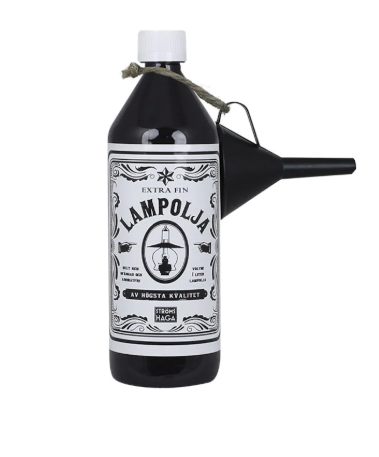 Olio per Lampade 1 Litro con  Imbuto