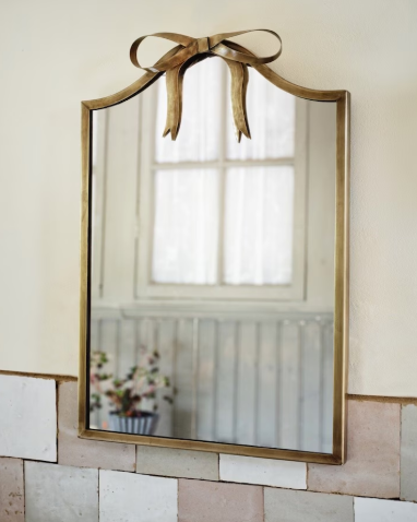 Specchio fiocco in ottone Stromshaga