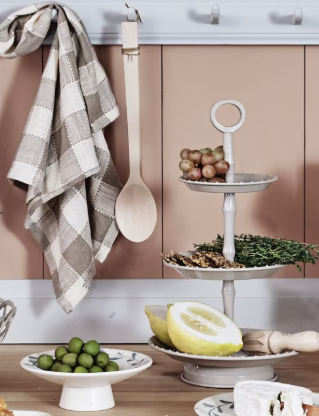 Strofinaccio a quadri beige