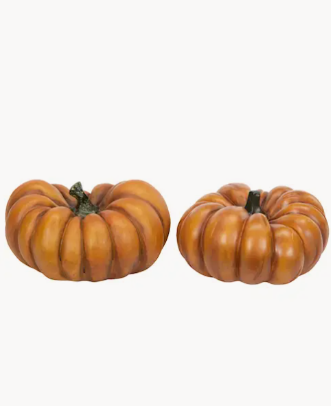 Zucca decorativa arancione 20 cm