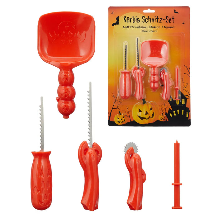 Set per intagliare zucche 5 pezzi