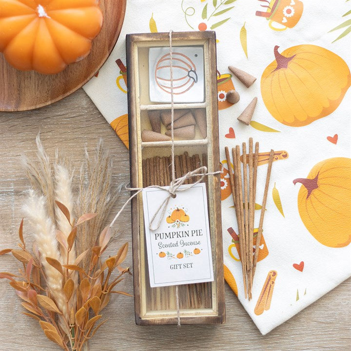 Set regalo di incenso alla torta di zucca