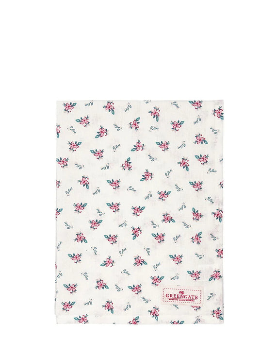 Jalia White Tea Towel - Greengate