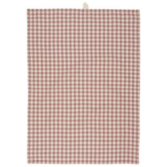 Torchon à carreaux Mauve Mette -Ib laursen