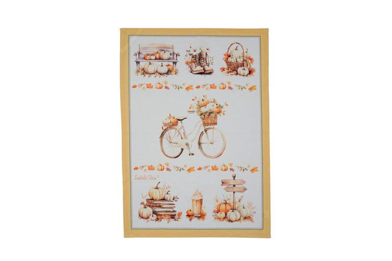 Strofinaccio Cucina Autunnale Vintage Autumn 50x70 cm Isabelle Rose