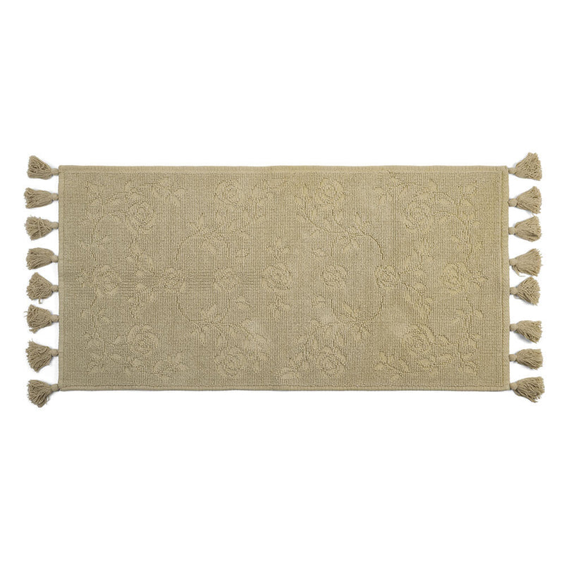 Tappeto Bagno Beige con Nappe 55 x100 Nuvole di Stoffa