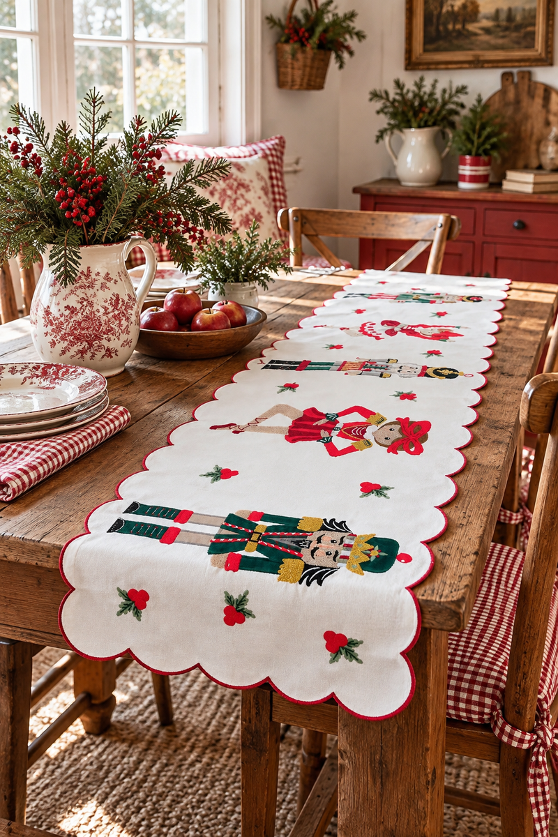 Runner Favola Schiaccianoci 119x35 cm – Blanc Mariclò