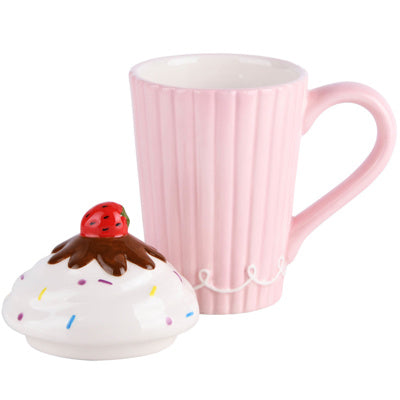 Tazza con coperchio Muffin