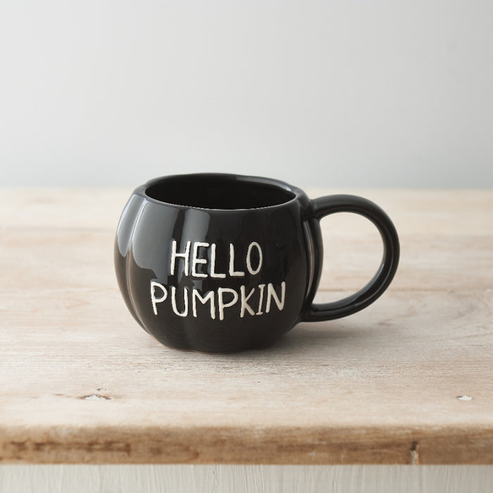 Tazza nera a forma di zucca  Hello Pumpkin