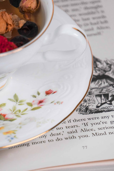 Tazza con piattino English garden -Isabelle Rose