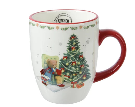 Tazza Natalizia con Orsetto e Albero di Natale