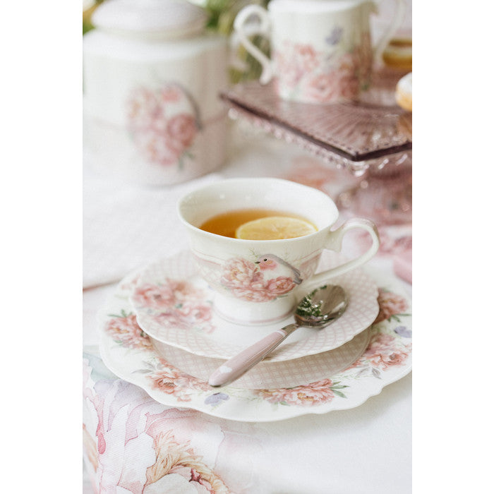 Set 2 Tazzine con Piattino – Collezione Fiorirà – Nuvole di Stoffa