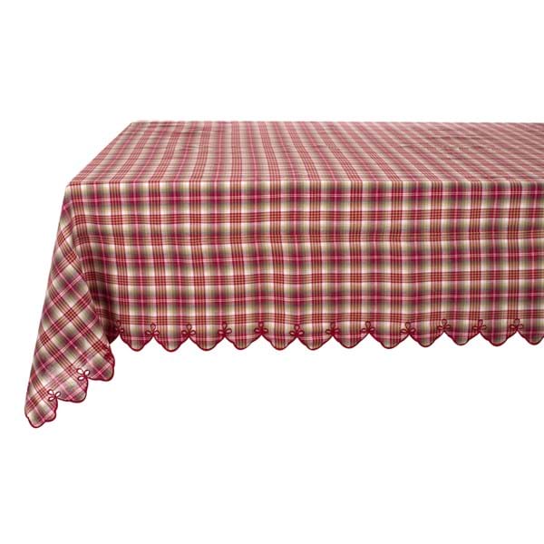 Tovaglia Montana Red 150 x 300 cm Blanc Mariclò