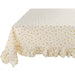 Tovaglia in cotone con motivo a fiorellini ocra - FLORET PIENO - Arredo Casa da Sogno