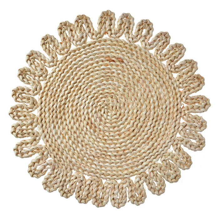 Placemat Ø 37 cm Beige Straw -Clayre &amp; eef