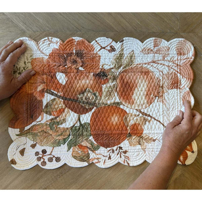Mariclò Persimmon Blanc Autumn Placemat