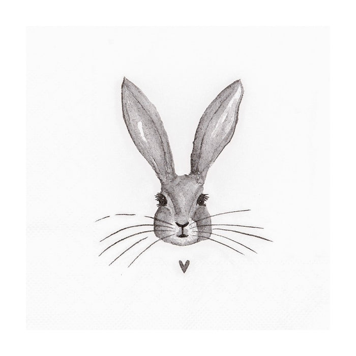 Paper napkins rabbit motif - Clayre &amp; Eef