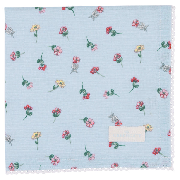Tovagliolo con pizzo Lianca blu Greengate