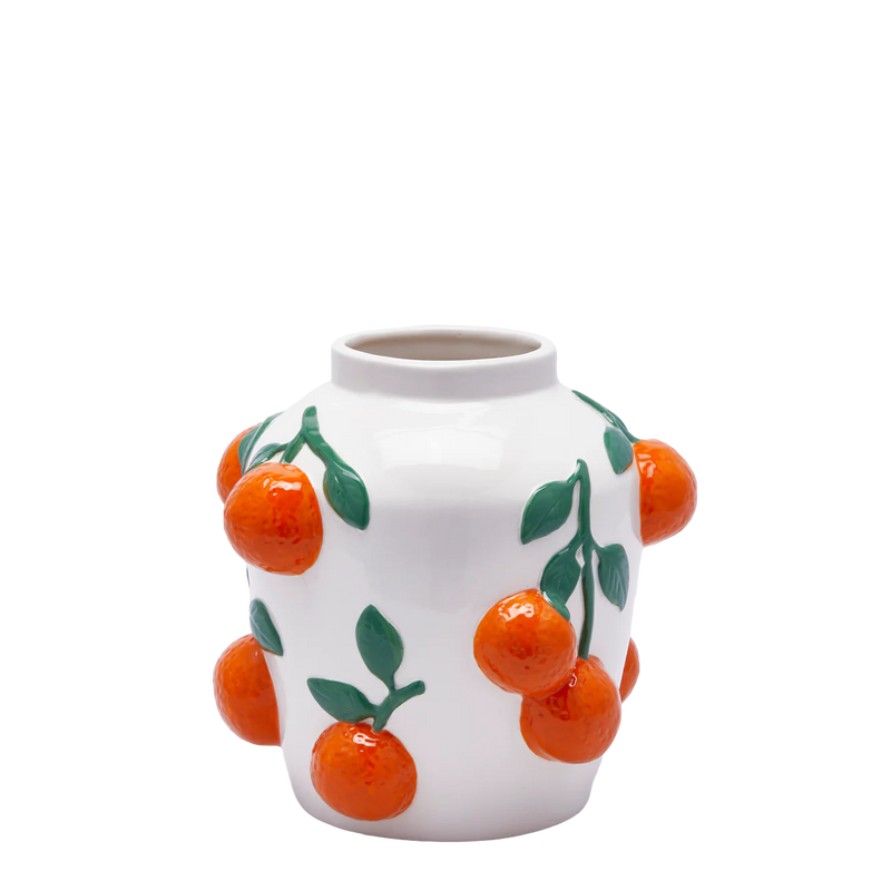 Orange Amphora Vase -Edg