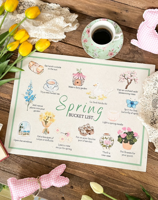 Spring Touch Placemat 🌸