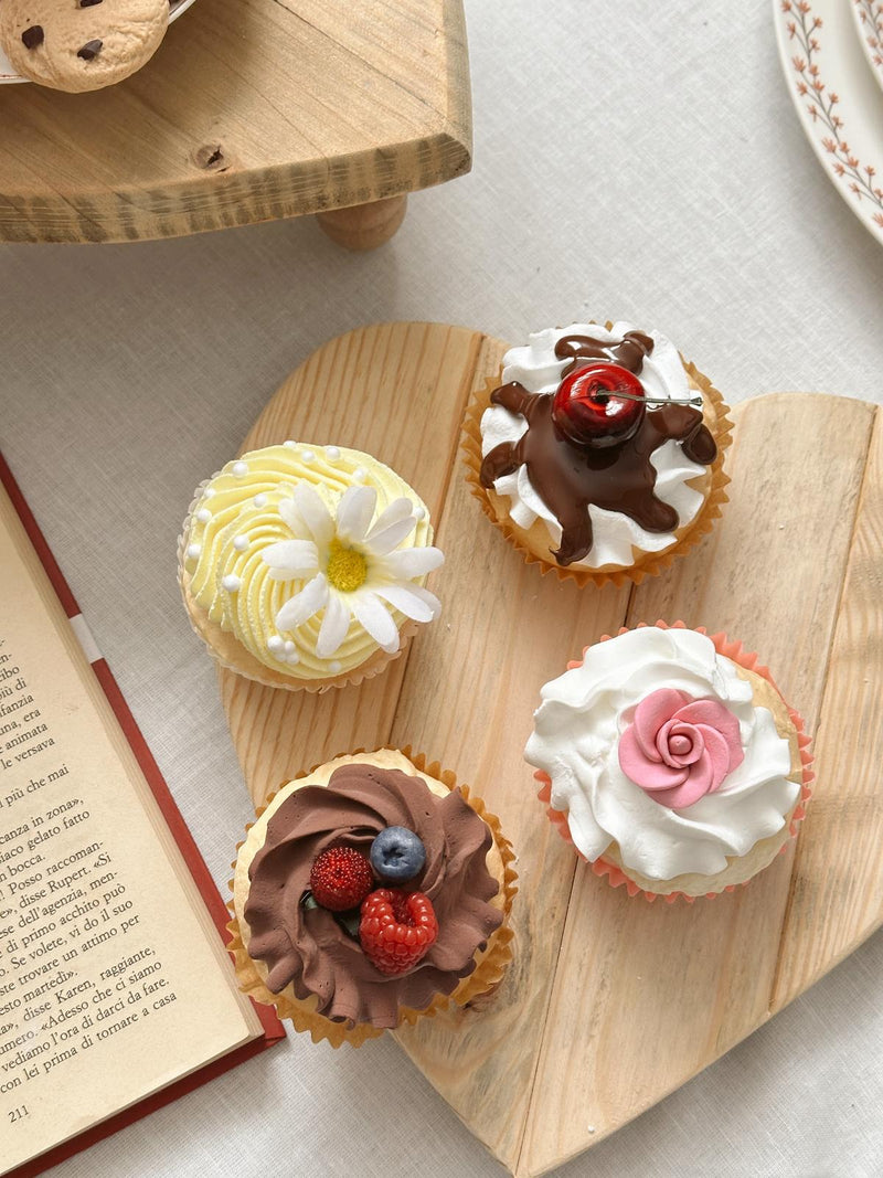 Cupcake panna e margherita Finto