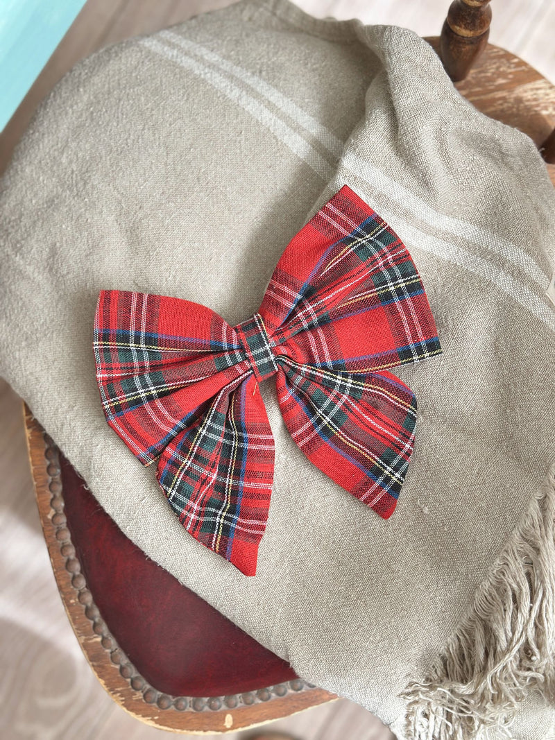 Fiocco Tartan Rosso