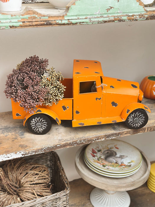 Boltze Orange Metal Van