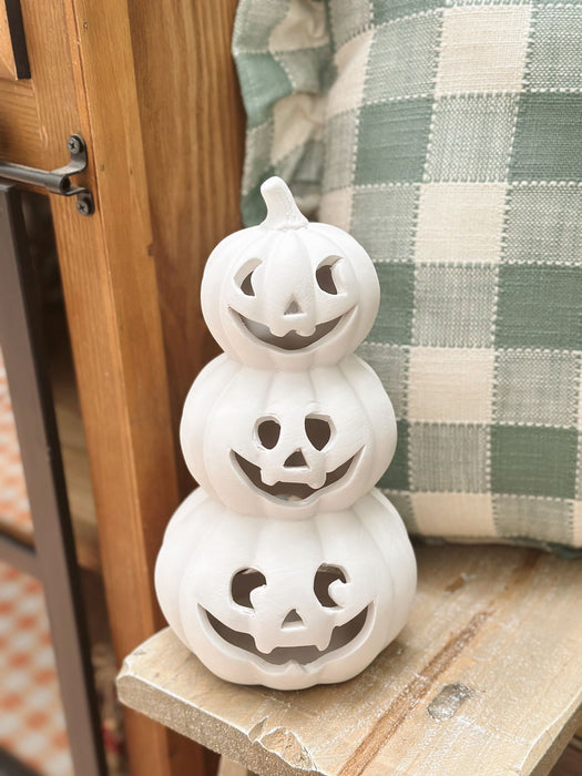 Battery-powered Pumpkin Tealight Holder