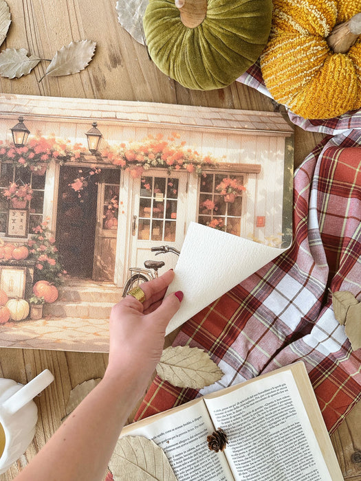 Rustic Ride &amp; Pumpkin Fall Placemat