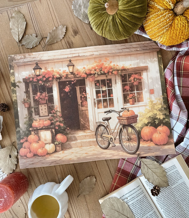 Rustic Ride &amp; Pumpkin Fall Placemat