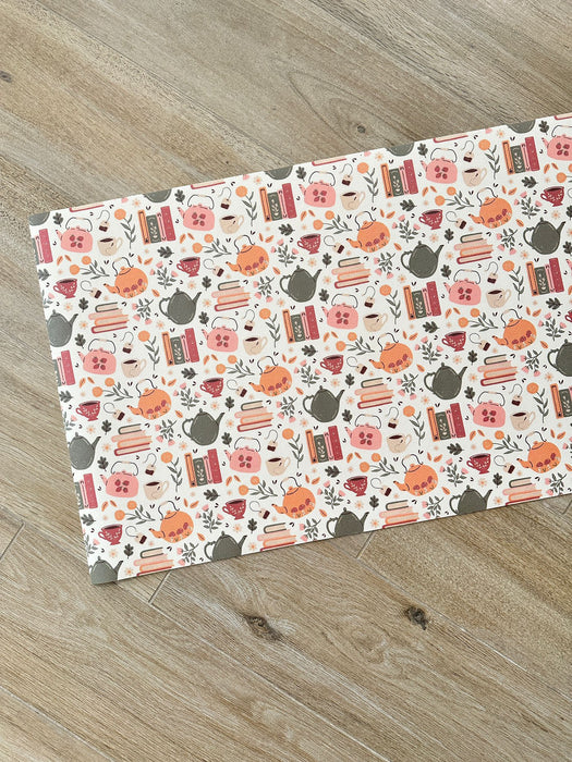 Custom vinyl rug Steeped in Autumn 🍂