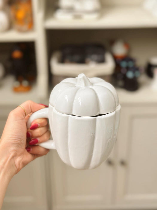 Tazza a forma di zucca bianca Boltze