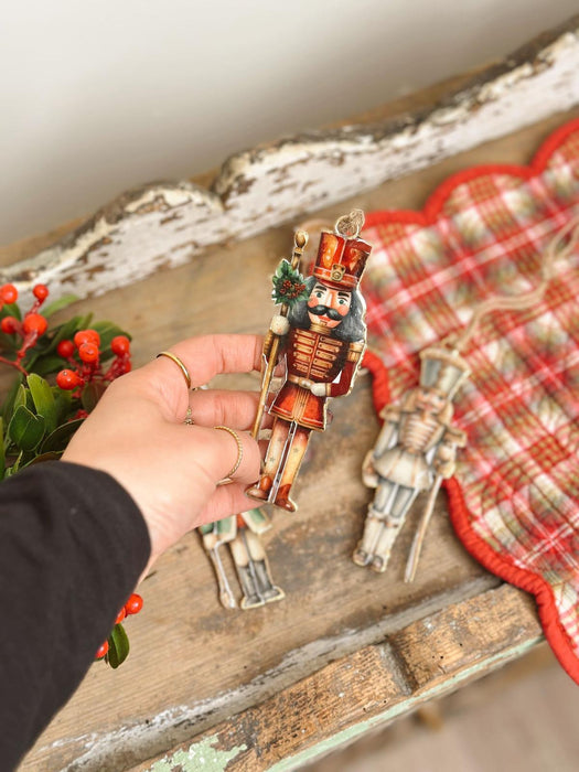 Set 3 Decorazioni Schiaccianoci in Metallo 13 cm – BOLTZE