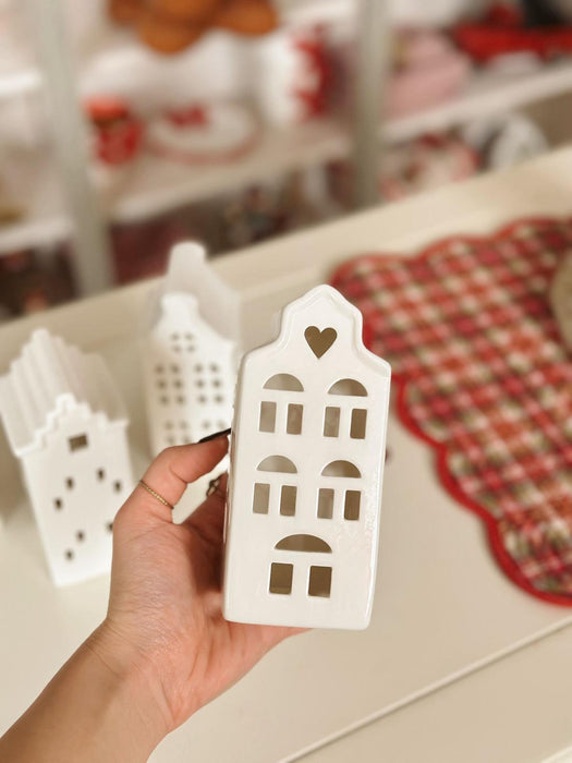 Casetta Natalizia in Porcellana