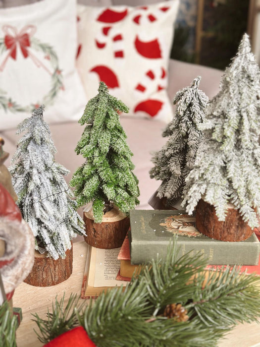 Mini Albero di Natale con Luce LED a Batteria