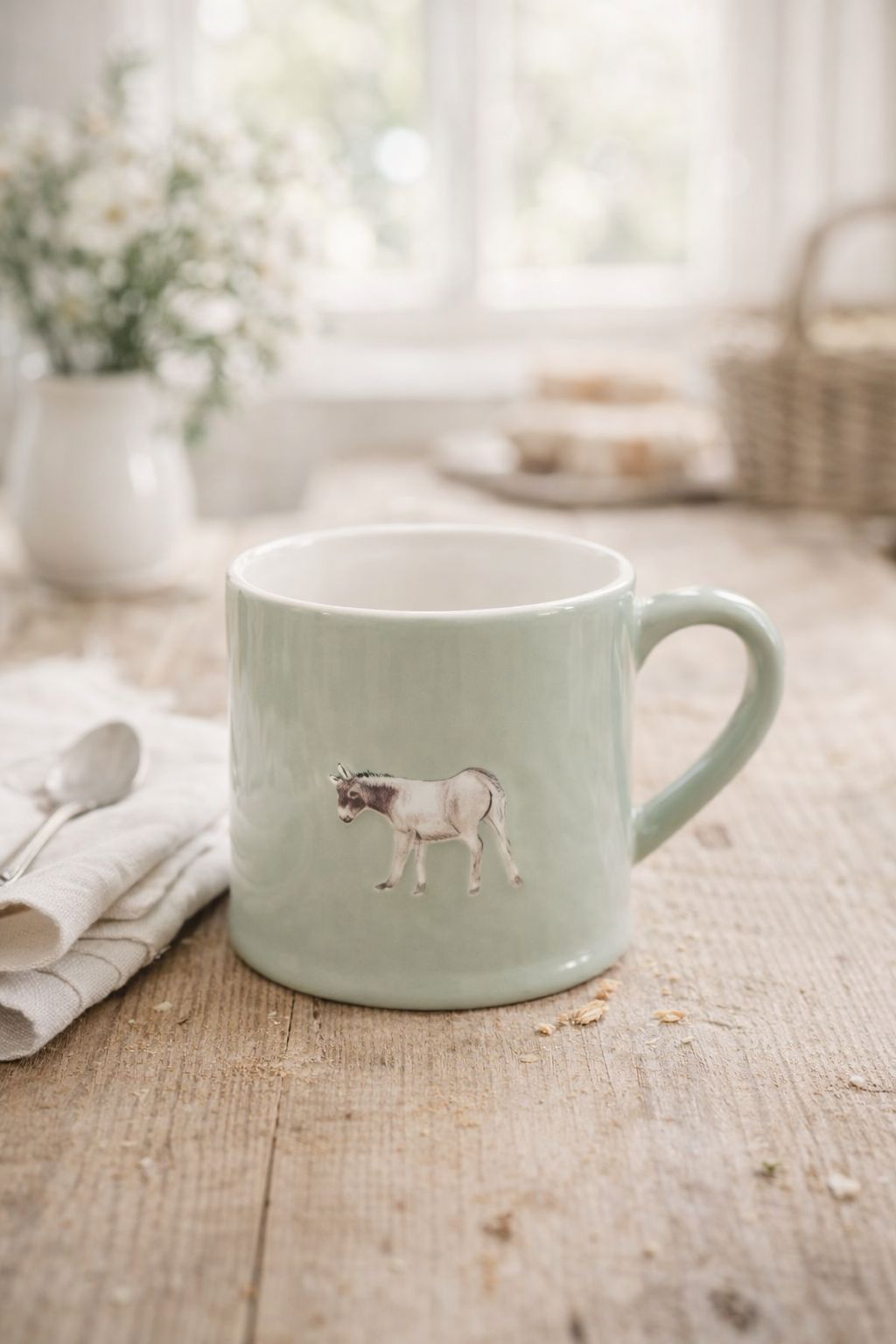 Tazza in Ceramica Asino