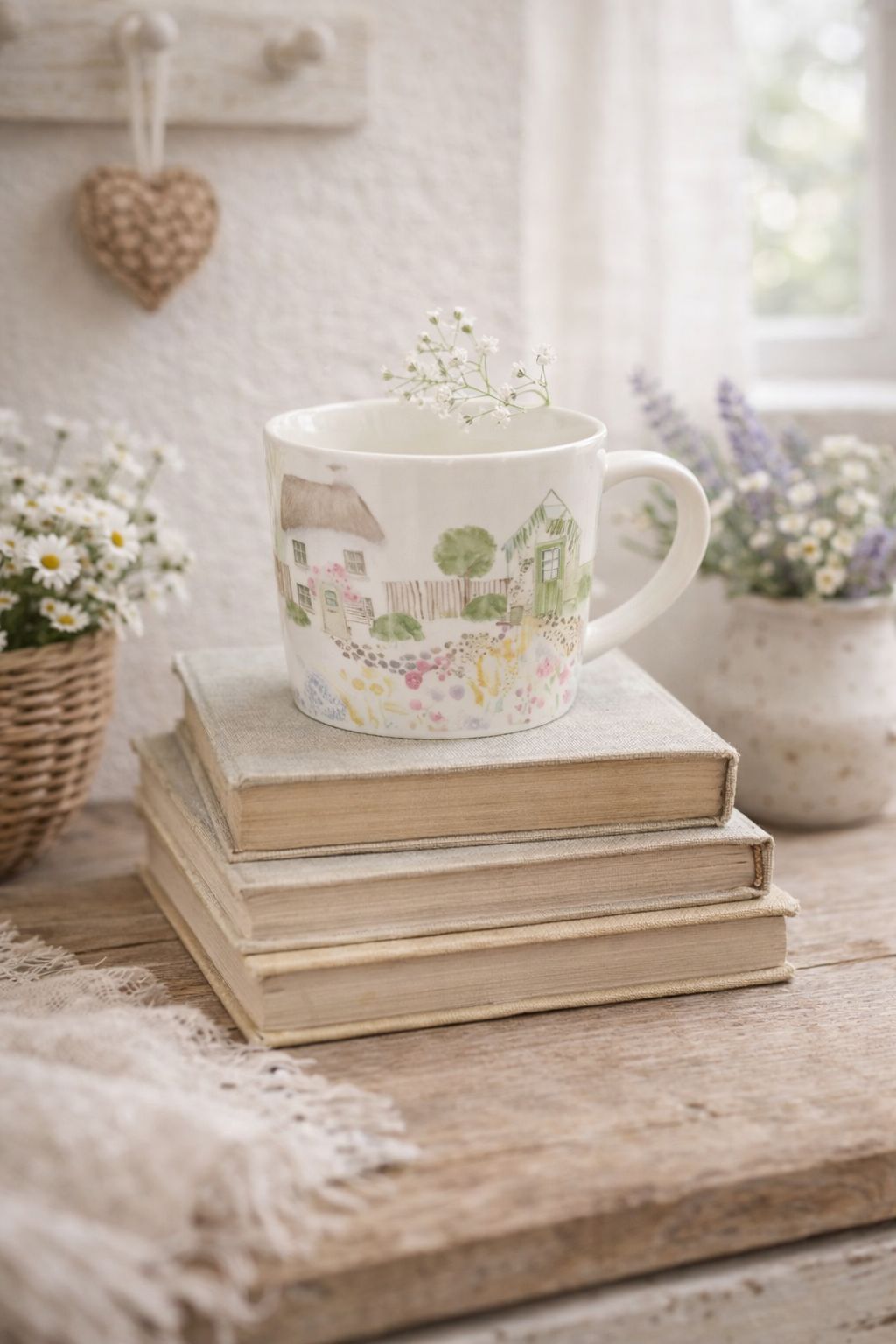 Tazza Cottage in ceramica