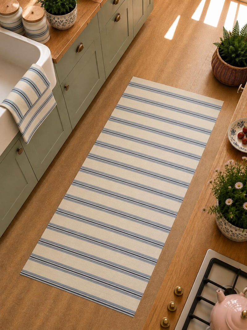 Tappeto in Vinile Su Misura Made in Italy “Coastal Chic”