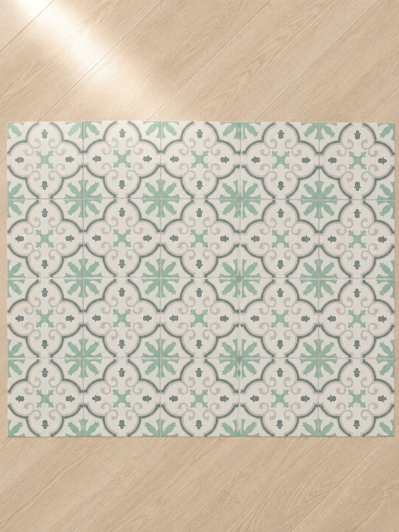 Tappeto in Vinile Su Misura Made in Italy “Maiolica Mediterranea”