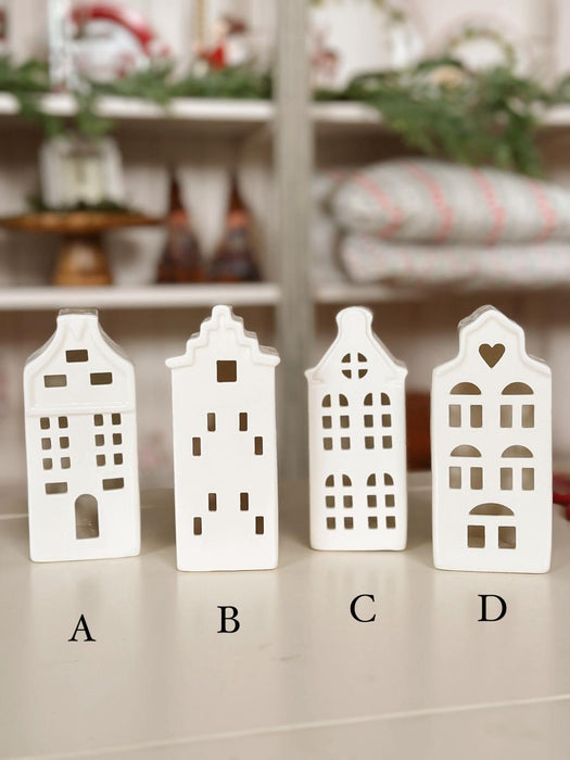 Casetta Natalizia in Porcellana