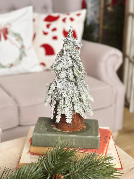 Mini Albero di Natale con Luce LED a Batteria