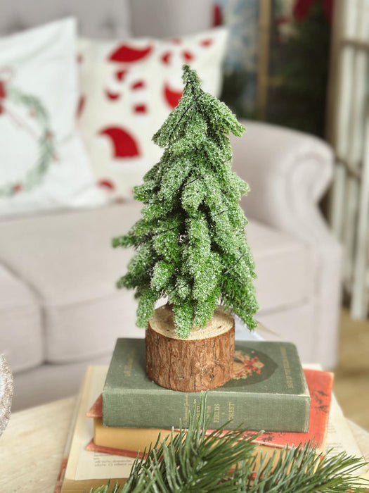 Mini Albero di Natale con Luce LED a Batteria