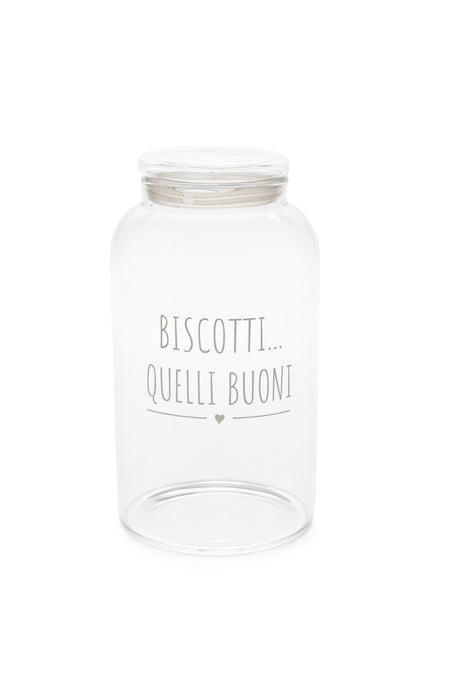 Barattolo Biscotti Quelli Buoni Nuvole di Stoffa in vetro borosilicato 2300 ml