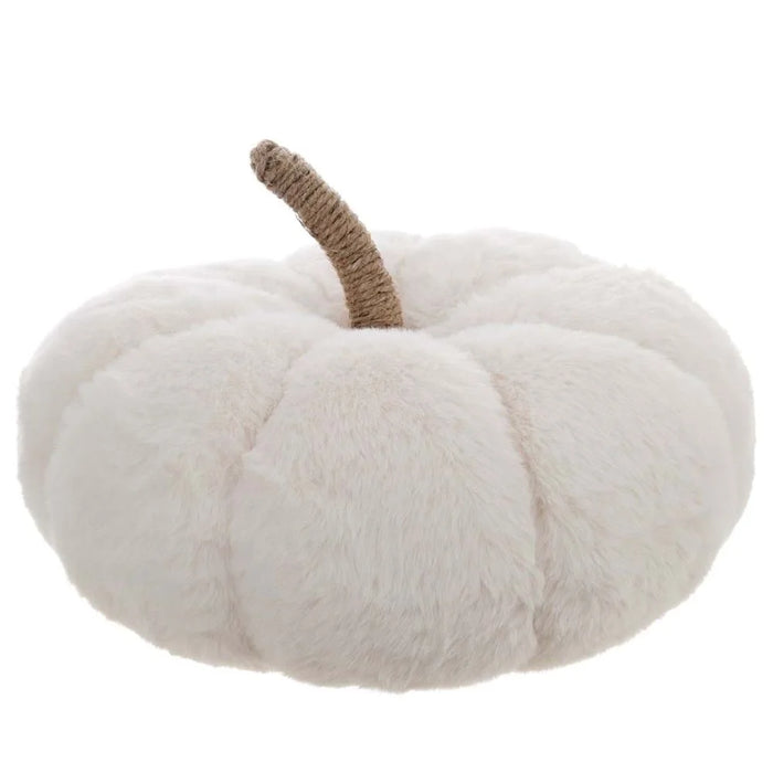 Blanc Mariclo white plush pumpkin Ø 30 cm